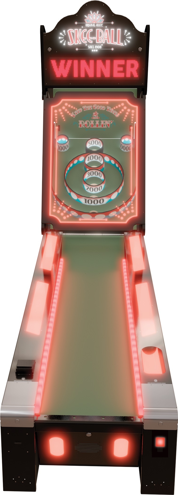 Baytek Bar and Game Room Skeeball Glow SkeeBall Aminis